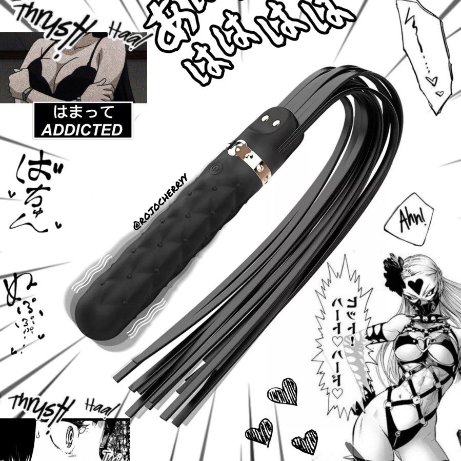 Dark Wave - Flogger Vibrador 2 en 1